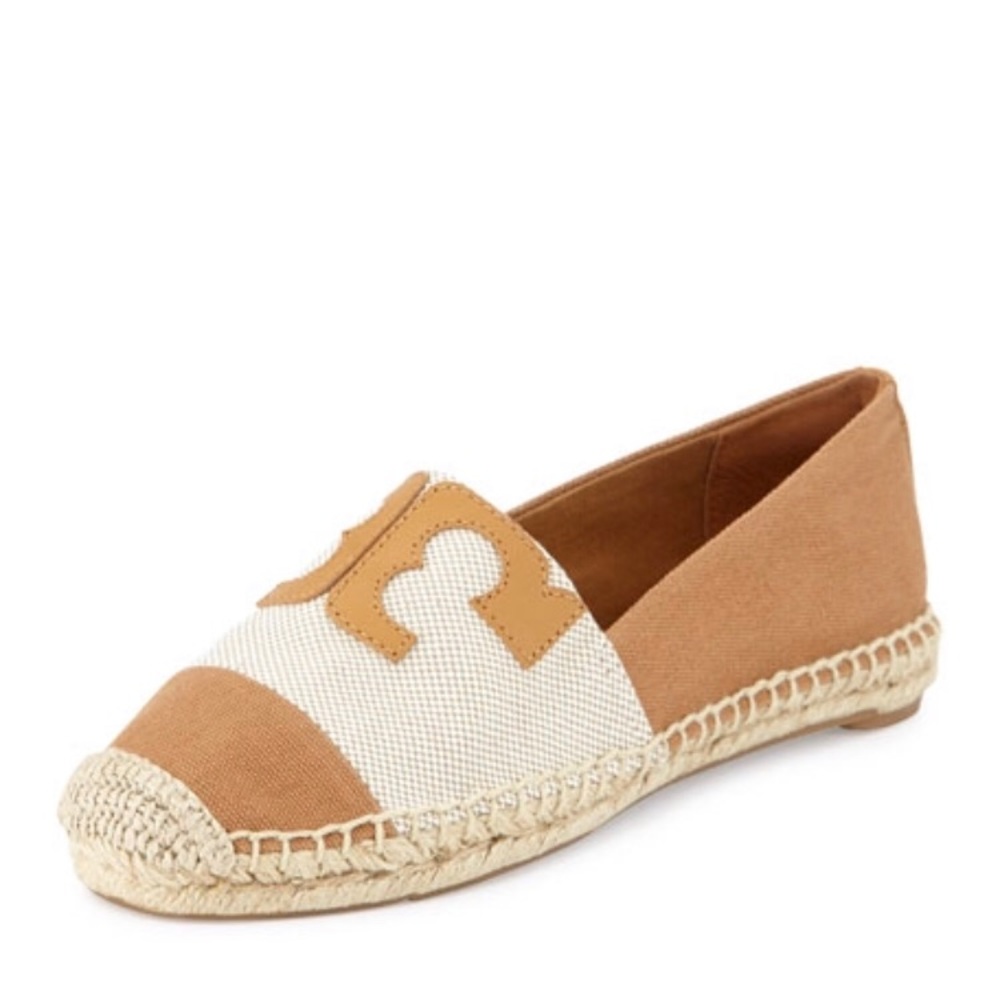 Tory Burch Veranda Canvas Espadrilles Size:8.5